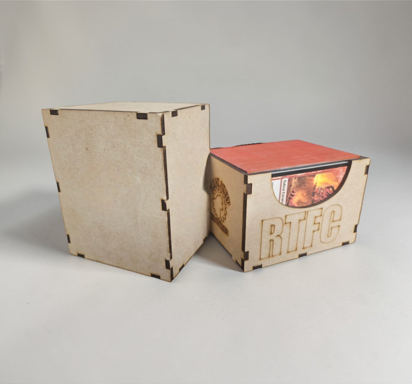 Heavy Duty 100 Card MDF Deck Box | Ready to Use | Blacksheep Industries - Blacksheep Industries