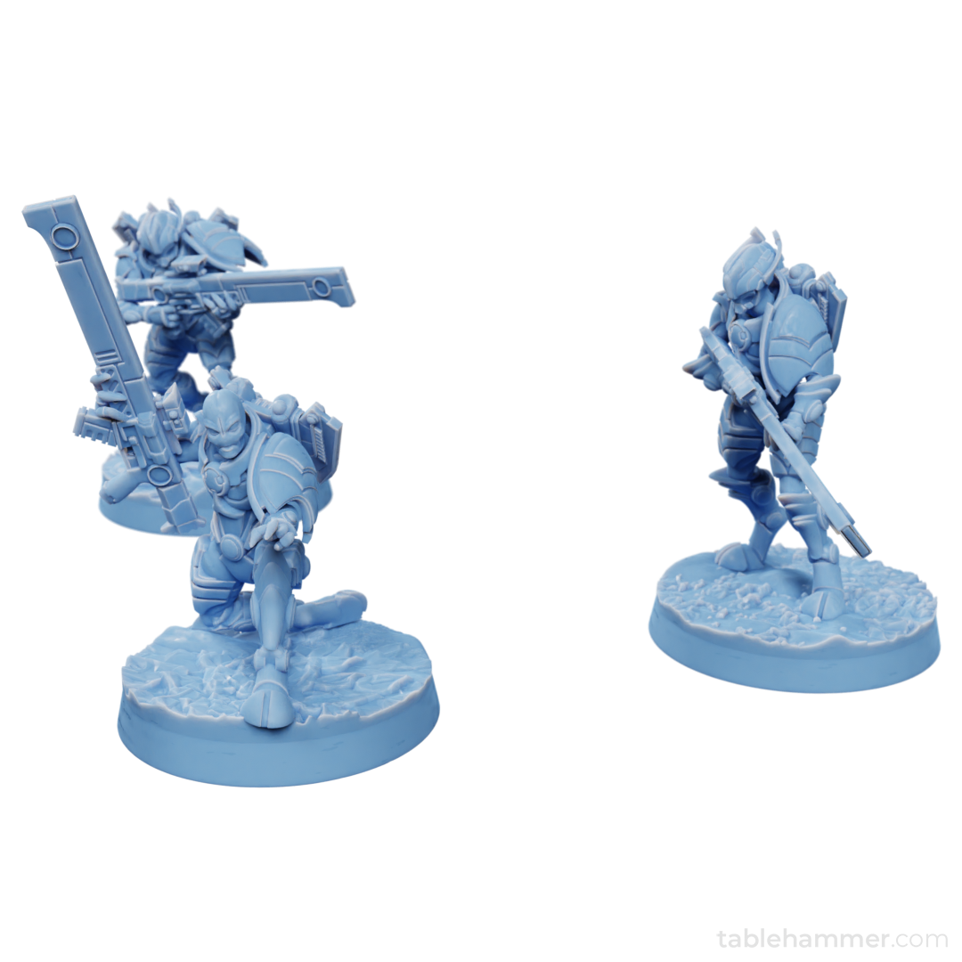 Xaiax Riflemen - Xaiax Faction Miniatures