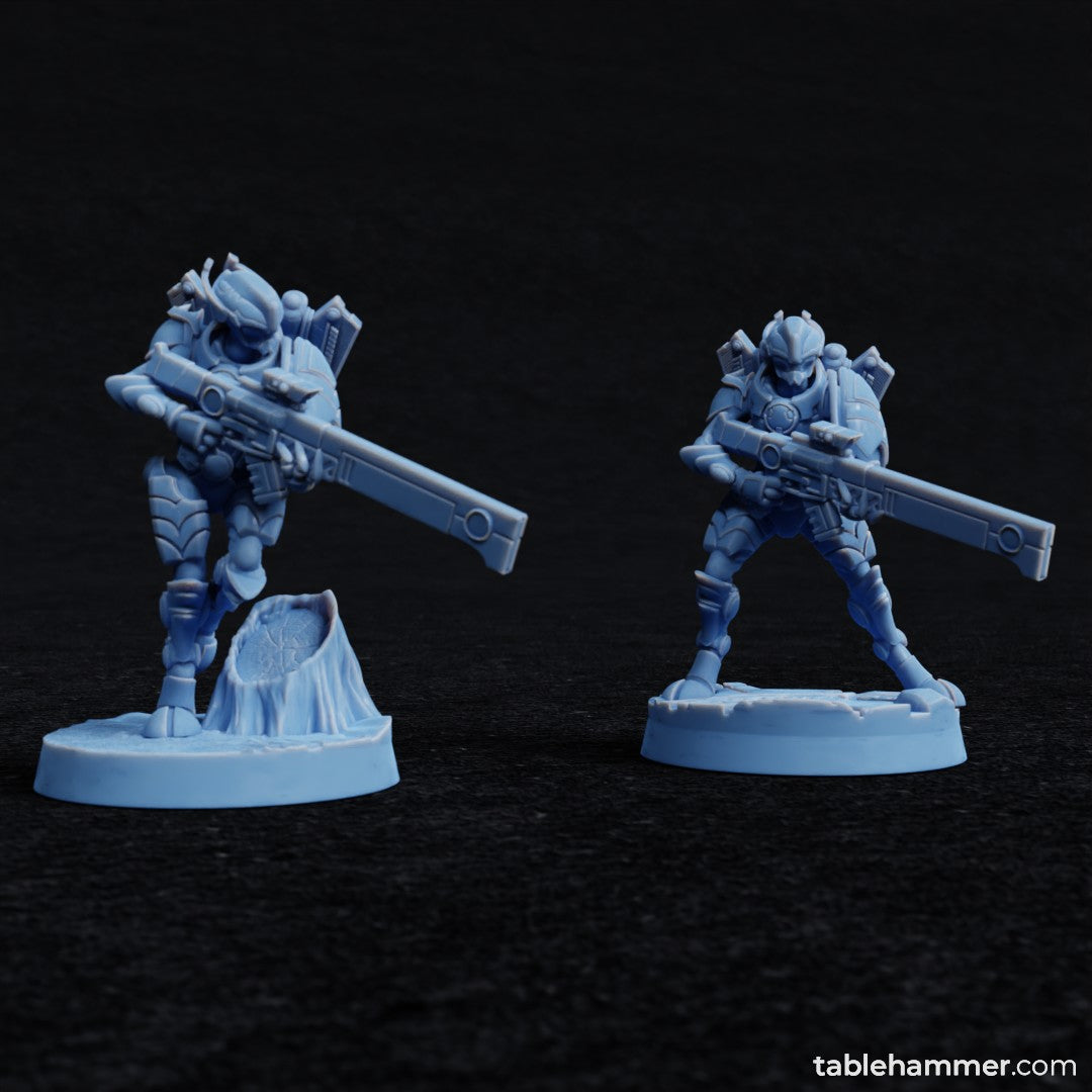 Xaiax Riflemen - Xaiax Faction Miniatures