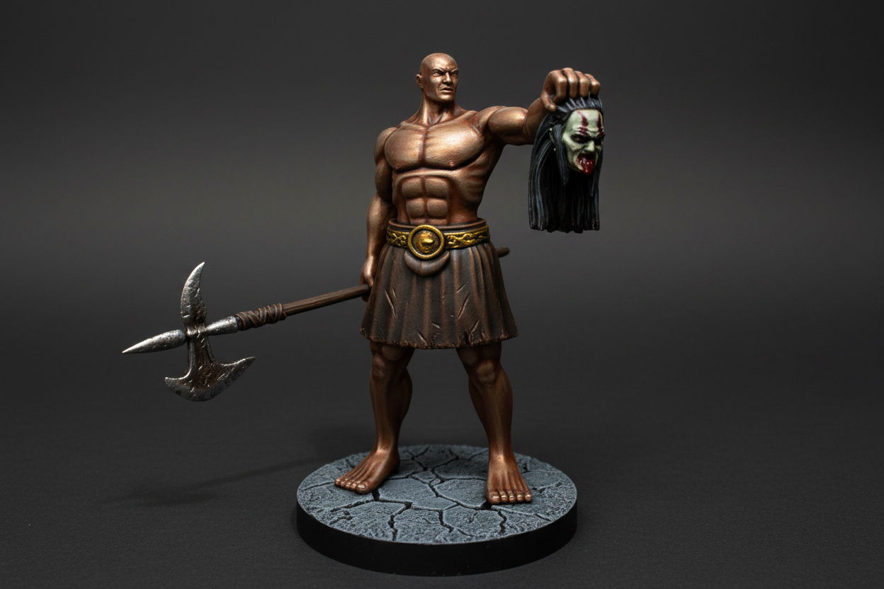 Goliath Male Barbarian 28mm Resin Miniature | 6 Poses | MZ4250 | Blacksheep Industries
