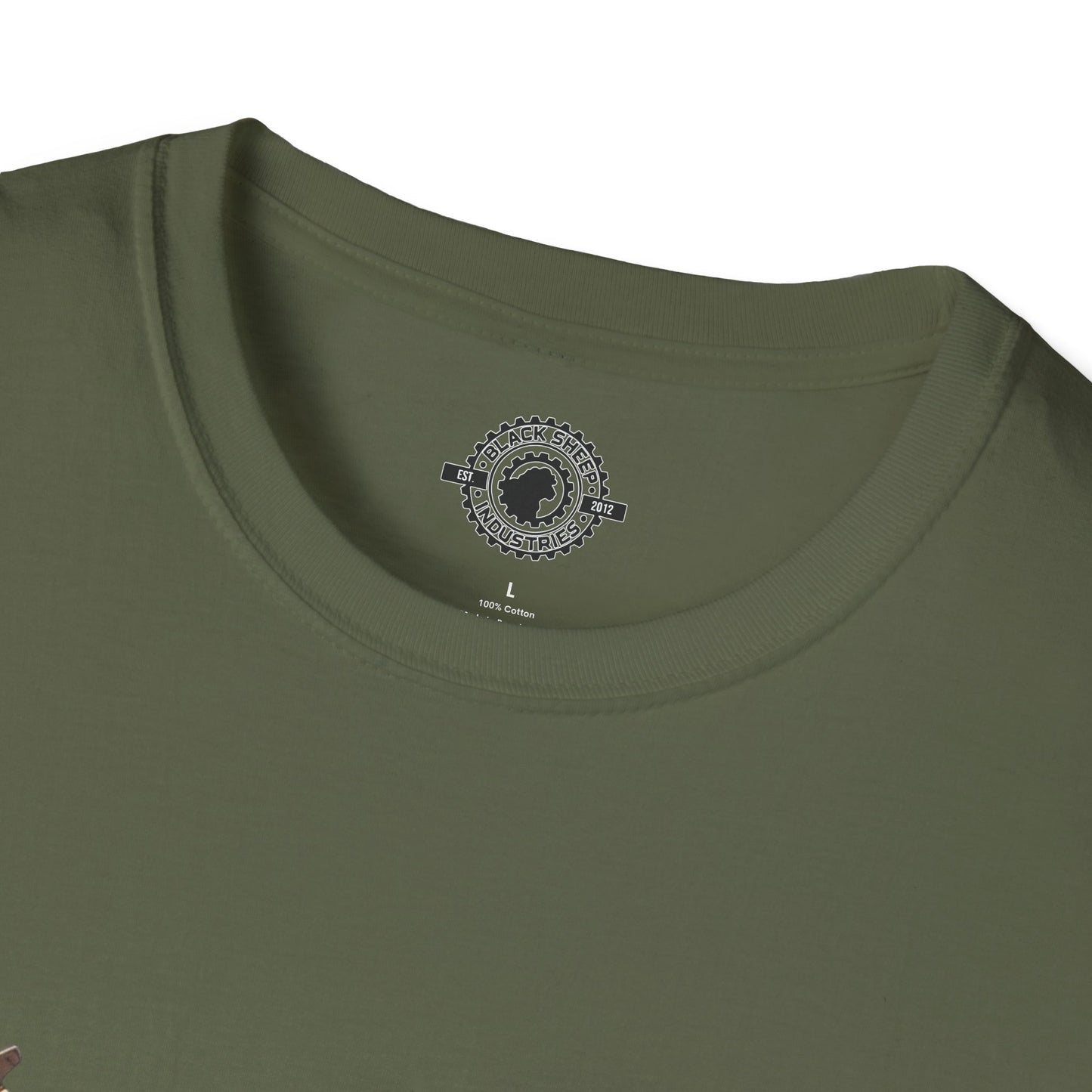 Armored Dog Warrior - Unisex Softstyle T-Shirt