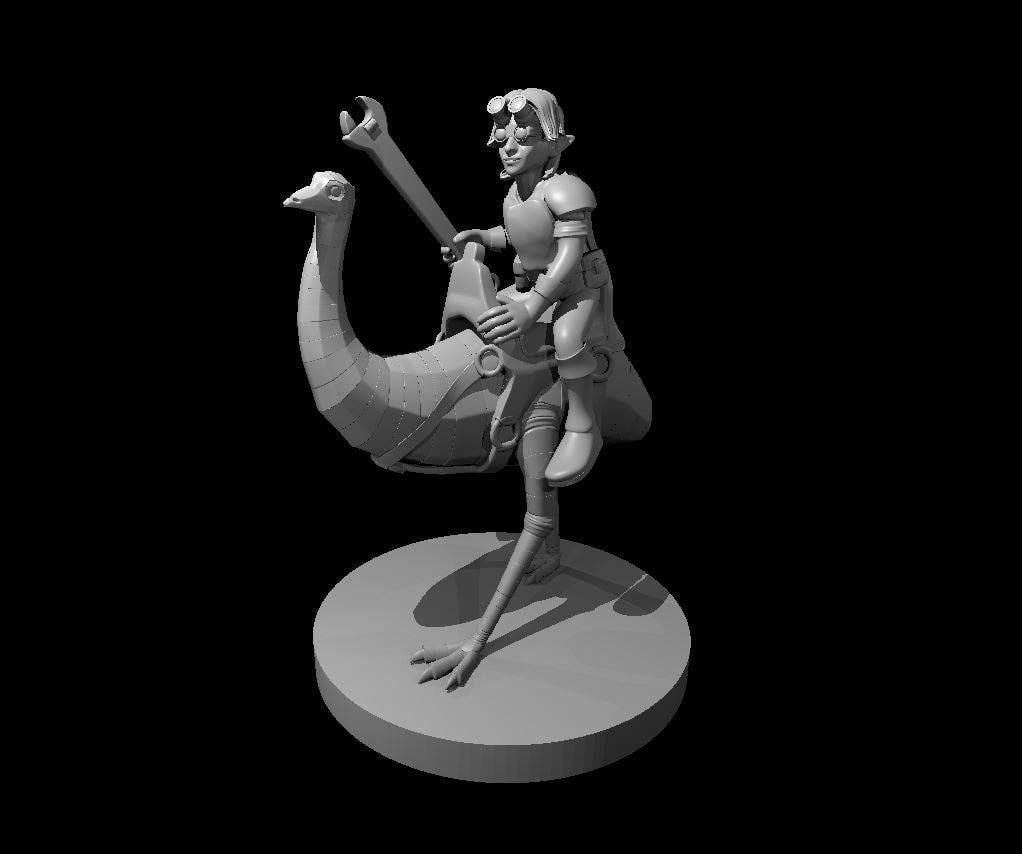 Female Gnome Artificer - Blacksheep Industries Laser & Design