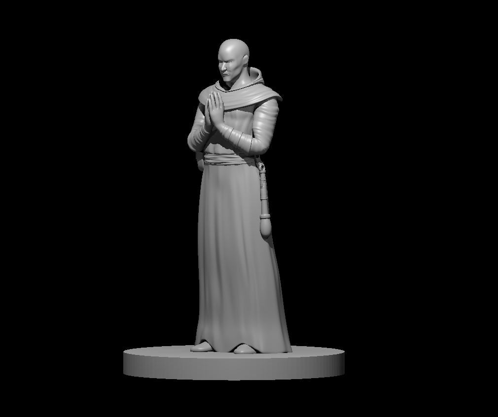 Acolyte Male – RPG Miniature for Dungeons & Dragons, Pathfinder, and Tabletop RPGs