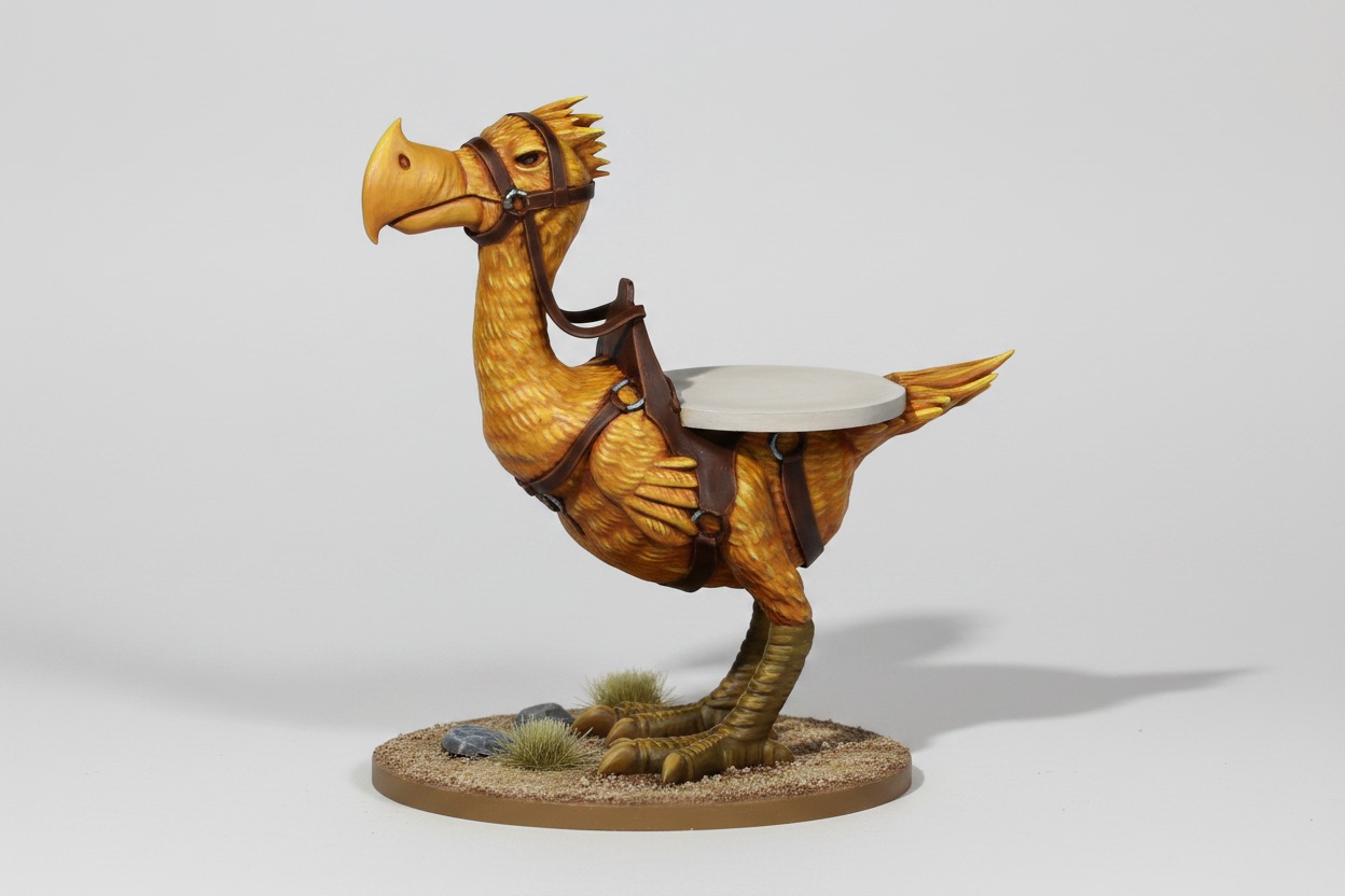 Axe Beak Mount RPG Miniature | D&D Pathfinder Cavalry | Blacksheep Industries
