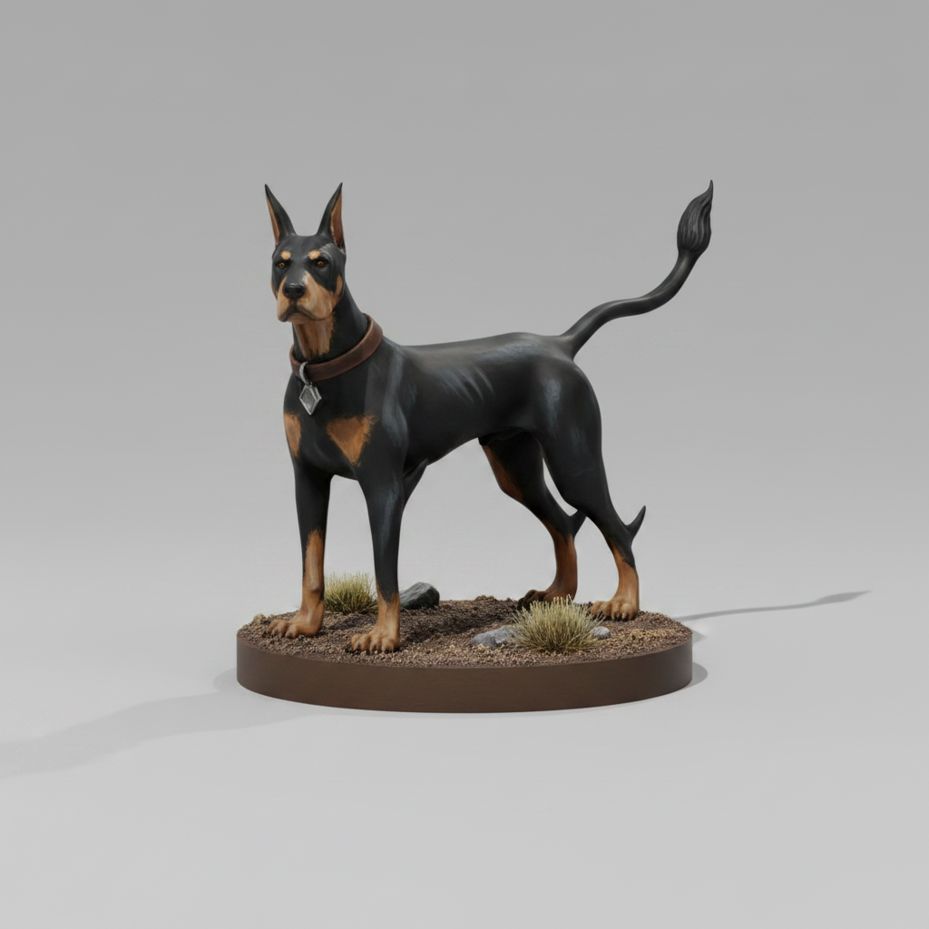 Blink Dog RPG Miniature | D&D Pathfinder Fey Creature | Blacksheep Industries