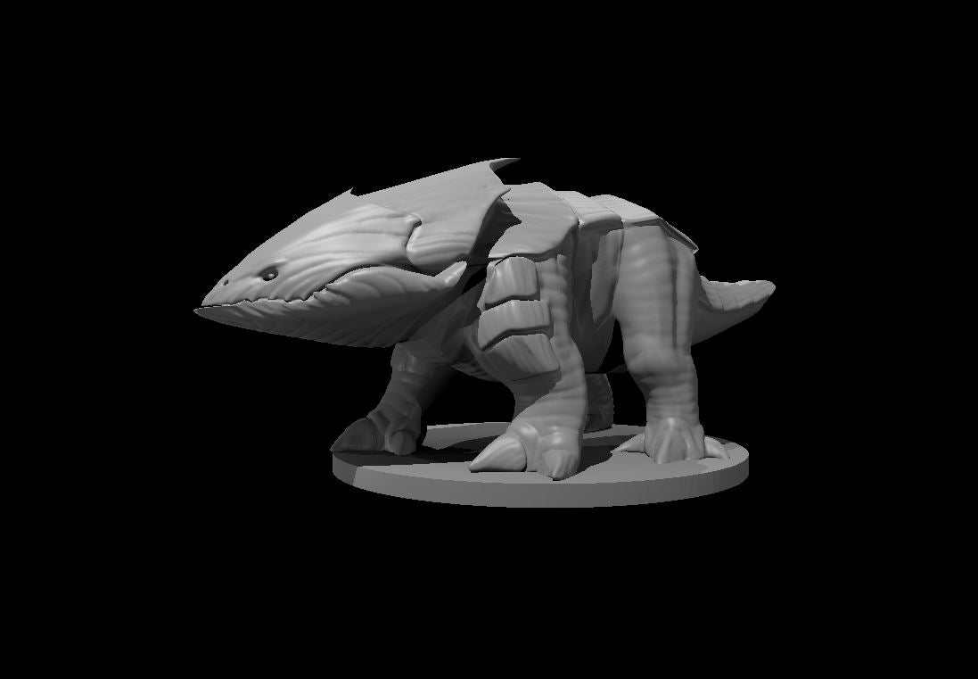 Bulette Miniature for Dungeons & Dragons, Pathfinder, and Tabletop RPGs