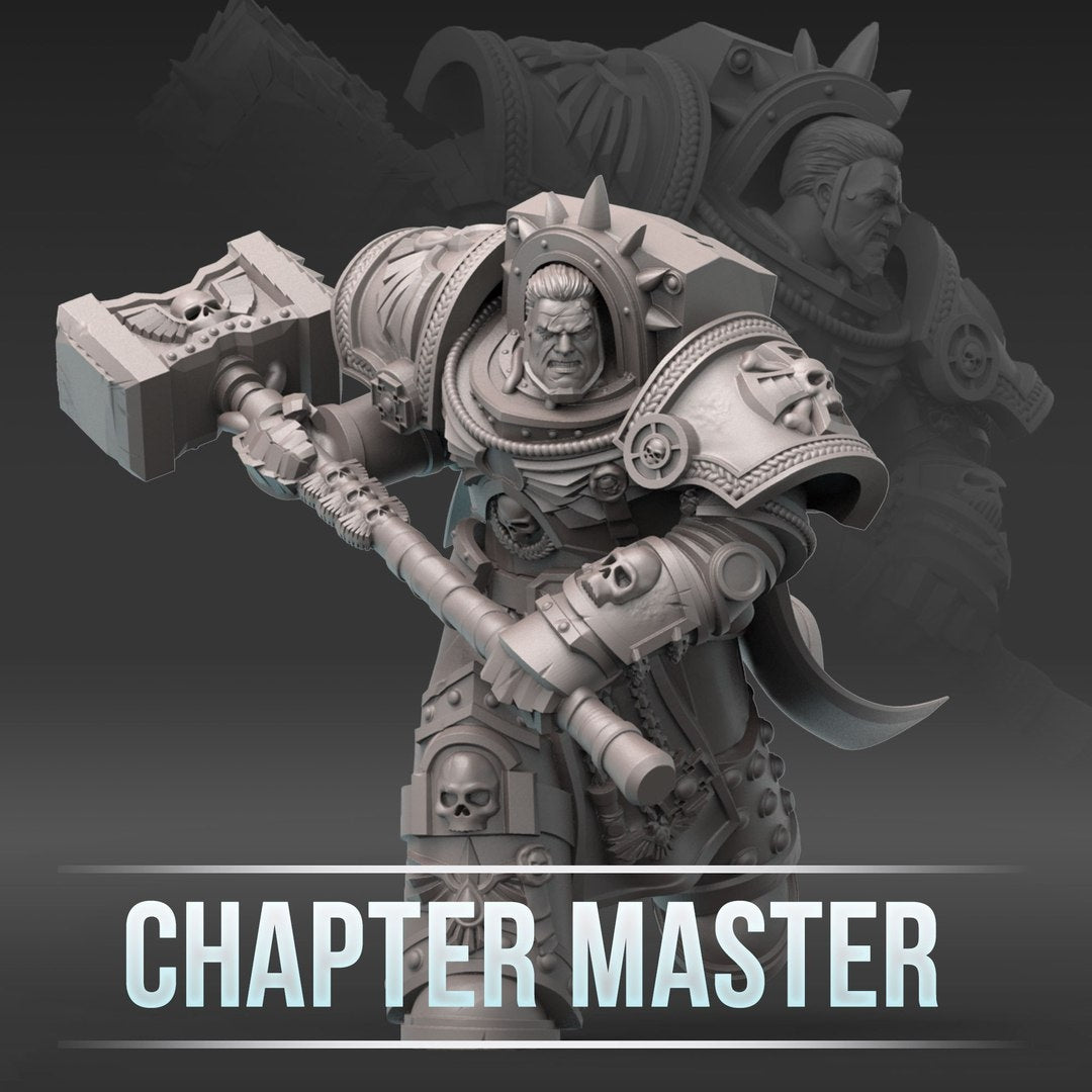 Chapter Master Miniature for Warhammer