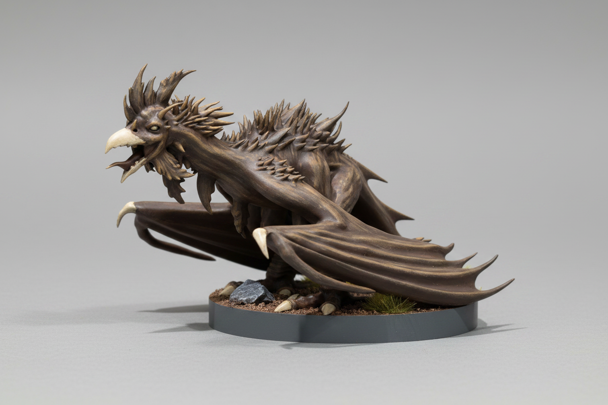 Cockatrice RPG Miniature | D&D Pathfinder Beast Creature | Blacksheep Industries