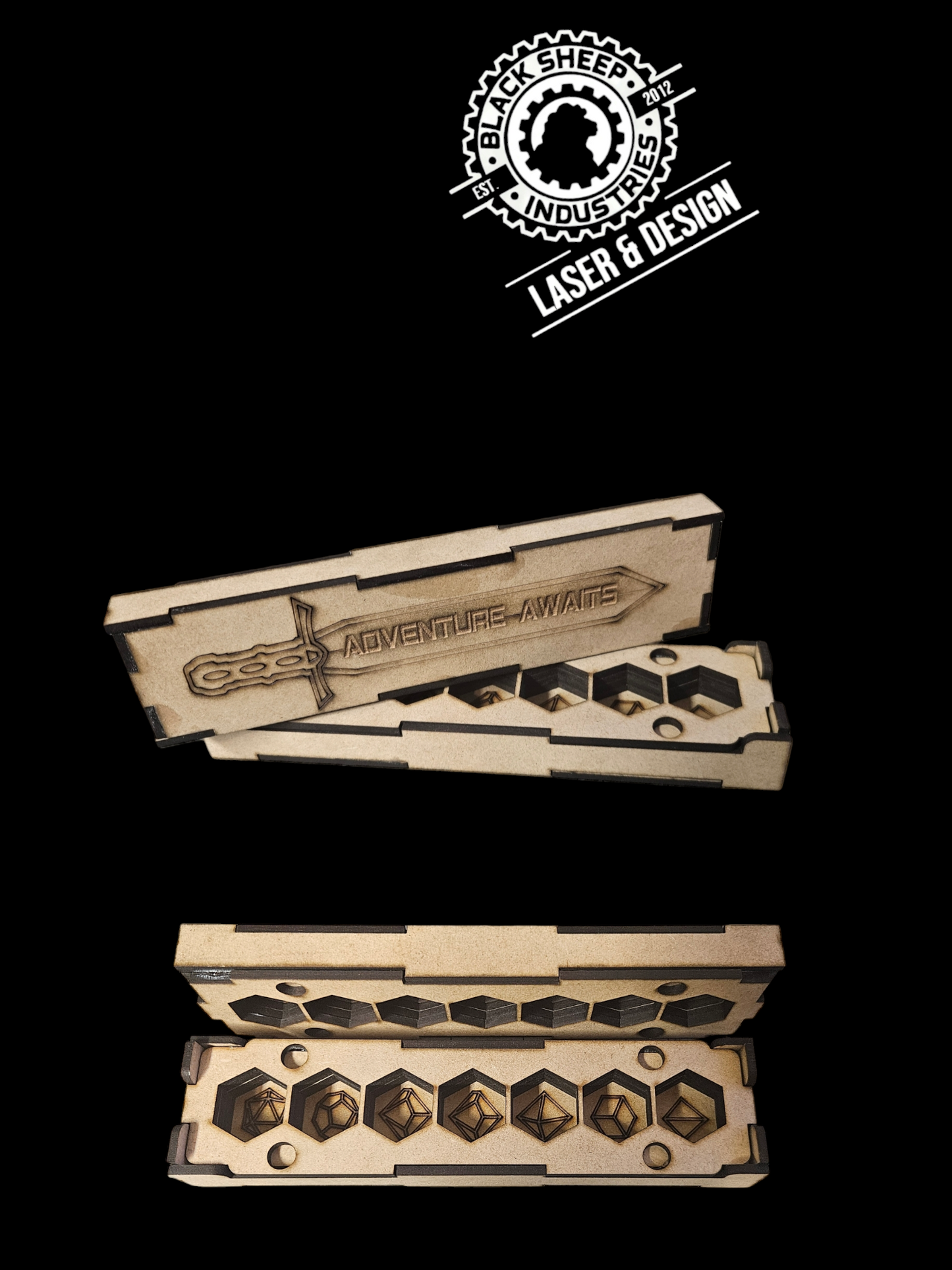 Portable and Stylish D&D Dice Tray – Compact Carrying Solution for Tabletop Gamers