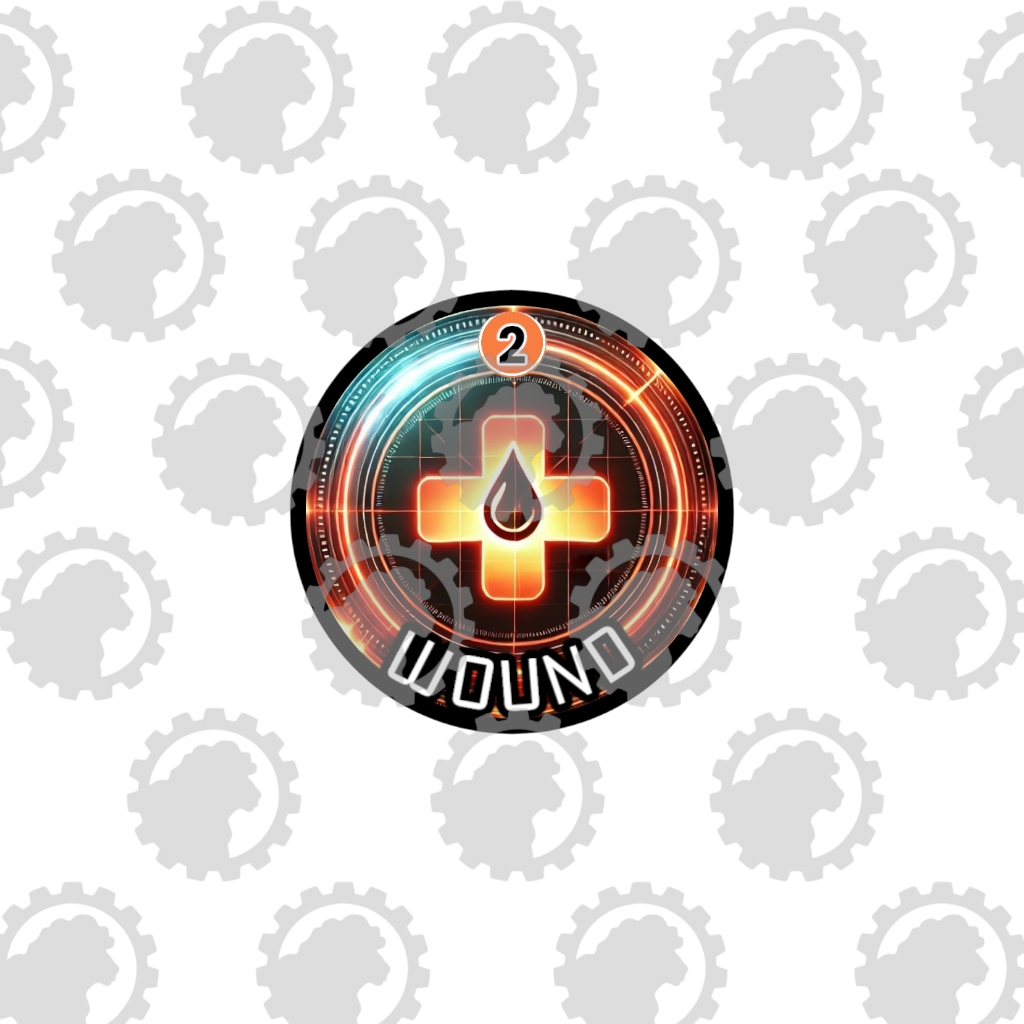 Wound Token 1 & Wound Token 2 – Infinity N5 Token