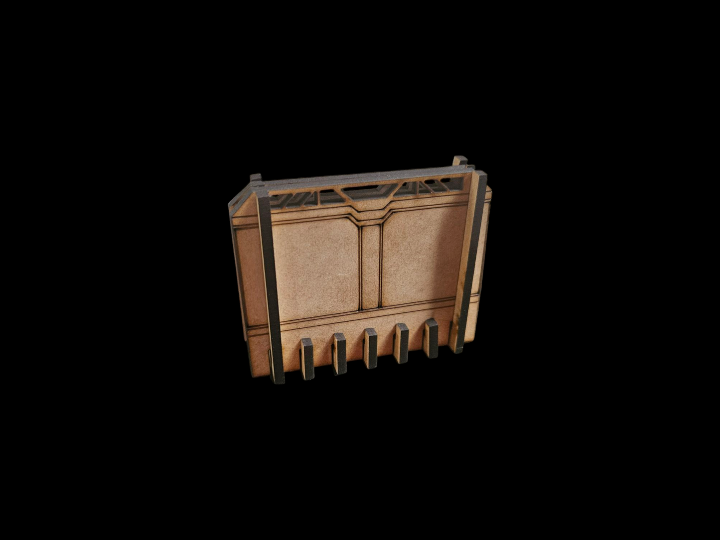 Small Barrier Wall - Drop Terrain Series | Laser-Cut MDF Terrain