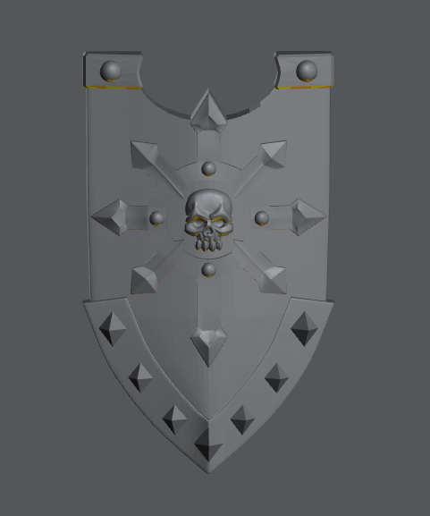 Dark Crusader Lord Demon Kit – Warhammer Fantasy Compatible Command Model