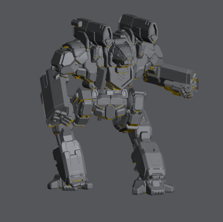 Blood Asp BAS – BattleTech Miniature Resin Printed Model | Clan Assault BattleMech - Blacksheep Industries