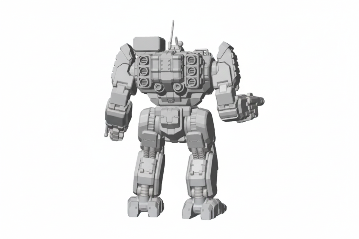 BattleMaster BLR-1GHE BattleTech Resin Miniature | Inner Sphere Assault BattleMech | Blacksheep Industries