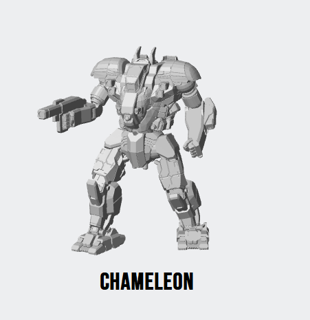Chameleon CLN-7V BattleTech Miniature