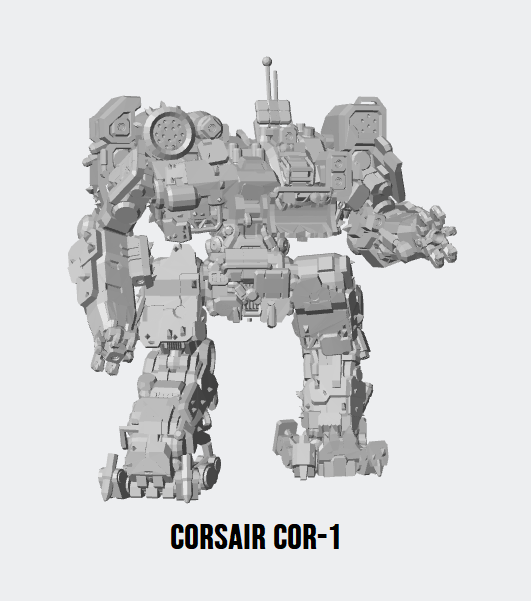 Corsair COR-1 BattleTech Miniature