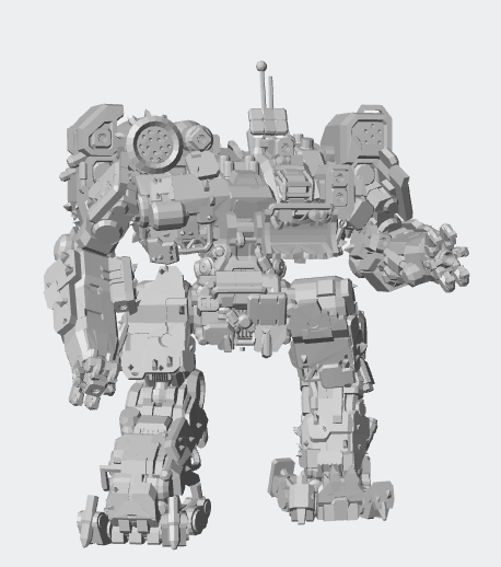 Corsair COR-1 – BattleTech Miniature Resin Printed Model | Inner Sphere Heavy BattleMech - Blacksheep Industries