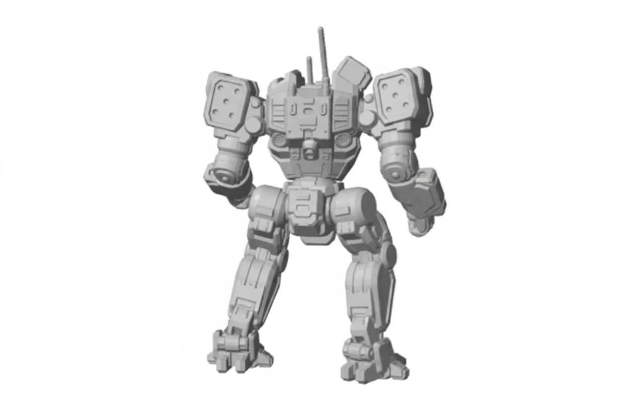 Arctic Cheetah ACH BattleTech Resin Miniature | Clan Light OmniMech | Blacksheep Industries
