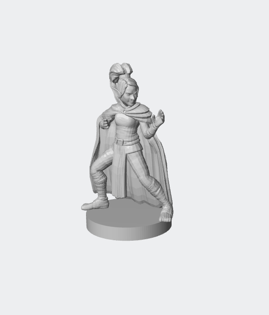 Gnome Female Monk – RPG Miniature for Dungeons & Dragons, Pathfinder, and Tabletop RPGs