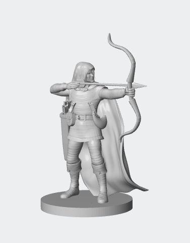 Elven Male Ranger Miniature