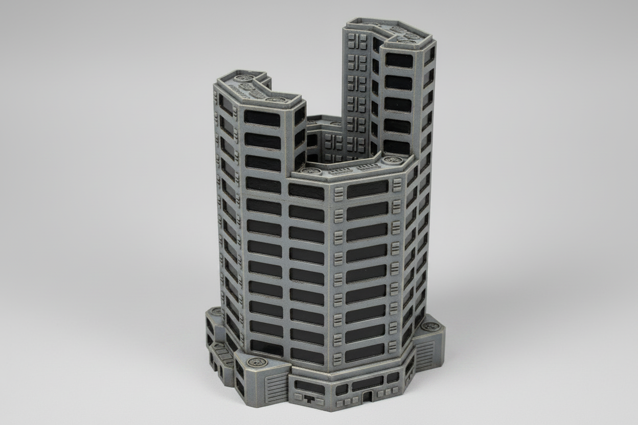 BattleTech City Building #3 – Resin Terrain for Tabletop Wargames