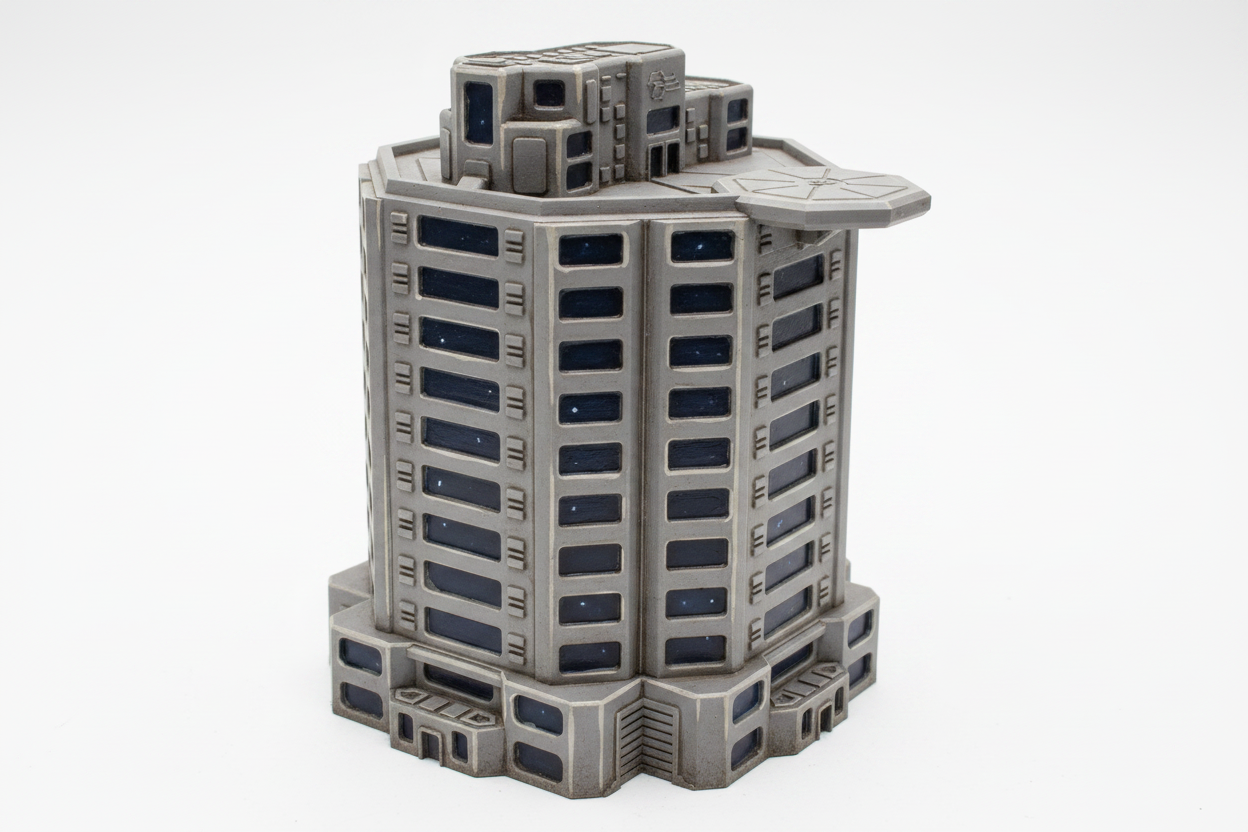 BattleTech City Building #5 – Resin Terrain for Tabletop Wargames - Blacksheep Industries
