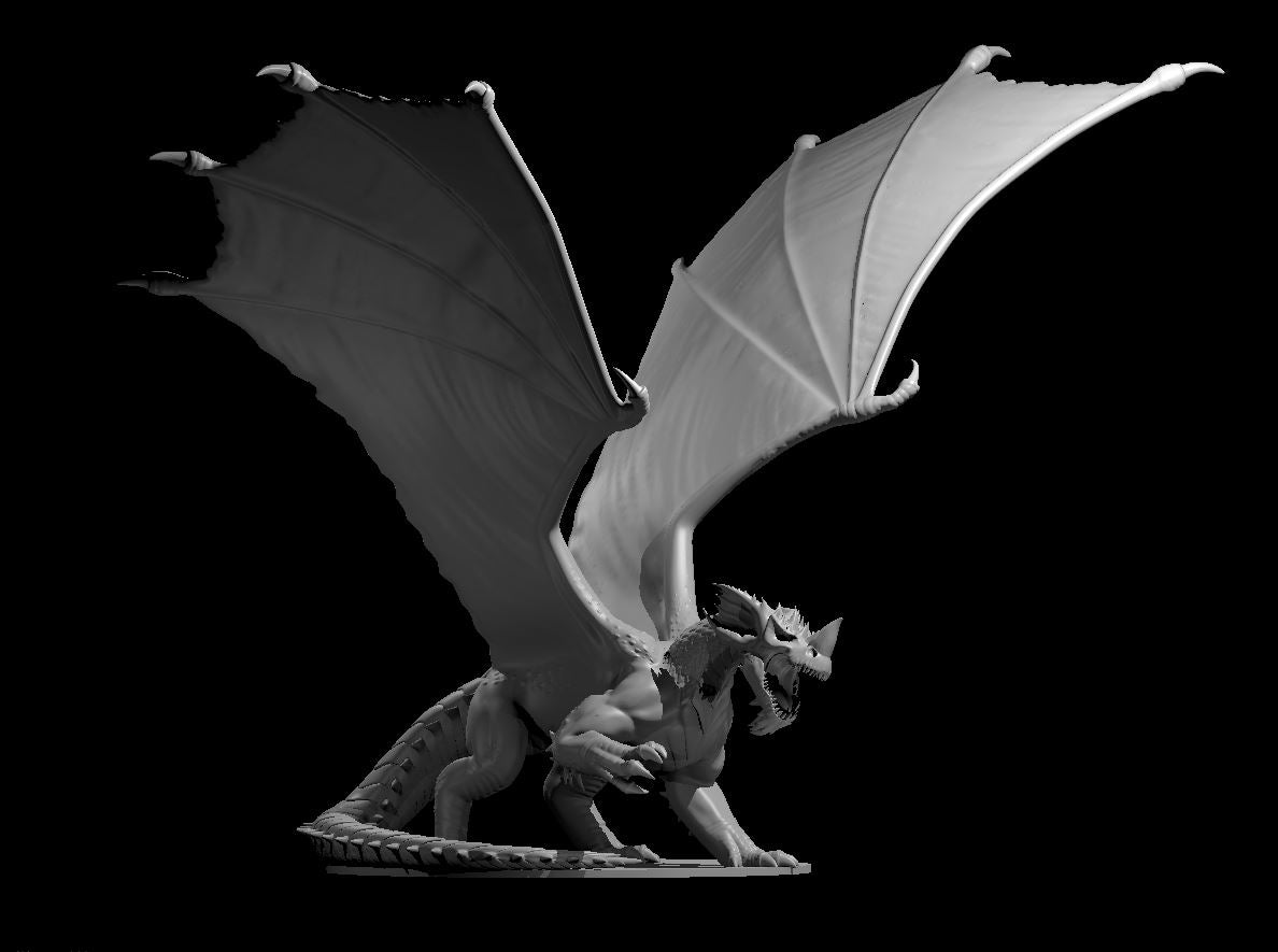Chromatic Dragons: Blue Dragon (Ancient) - RPG Miniature