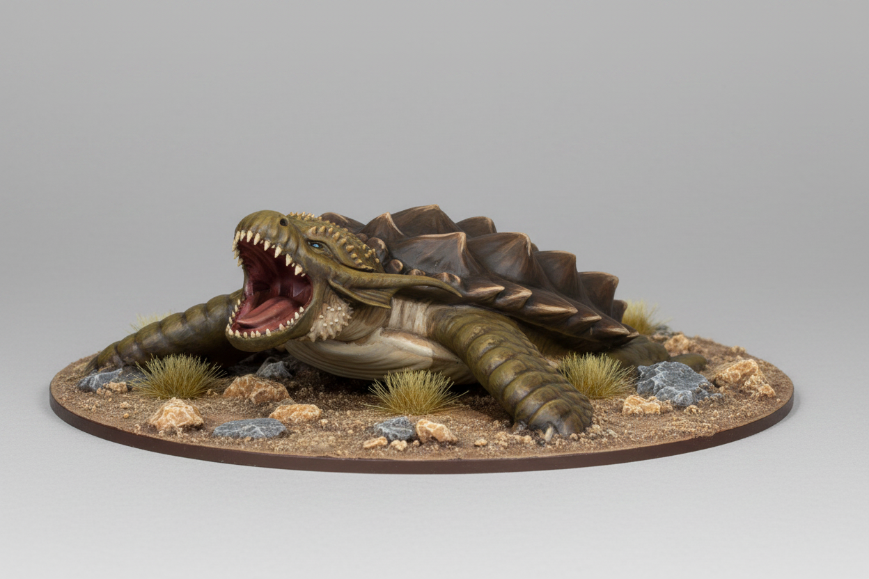 Dragon Turtle – RPG Miniature for Dungeons & Dragons, Pathfinder, and Tabletop Games