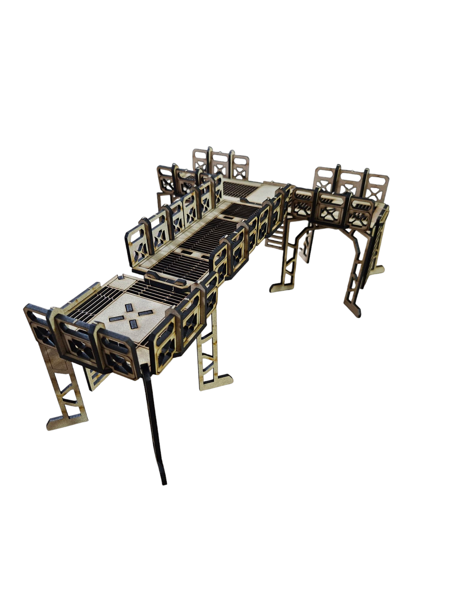 Catwalk Kit 1 – Modular Sci-Fi Walkways (Laser-Cut MDF) - Blacksheep Industries