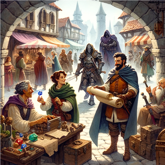 D&D RPG NPC Miniatures