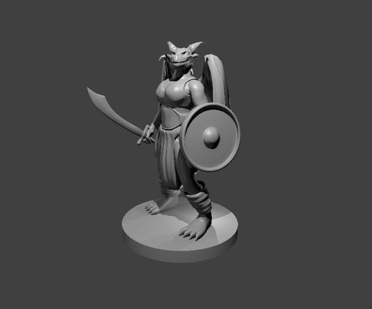 Dragonborn Female Druid - Blacksheep Industries Laser & Design