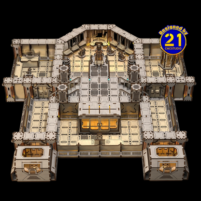 Modular Space Station – Complete Sci-Fi Table Terrain (4’×4’ Compatible)