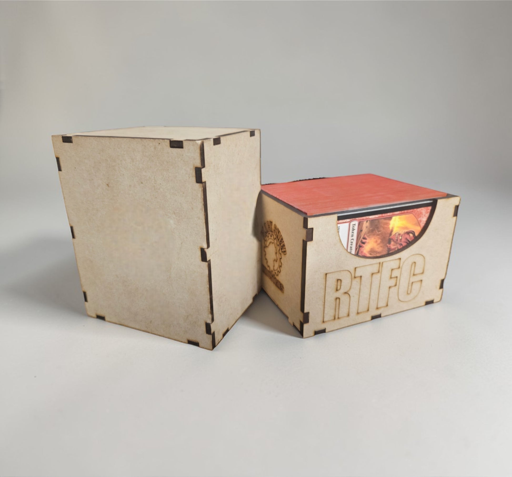 Heavy Duty 100 Card MDF Deck Box | Ready to Use | Blacksheep Industries - Blacksheep Industries
