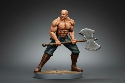 Goliath Male Barbarian 28mm Resin Miniature | 6 Poses | MZ4250 | Blacksheep Industries