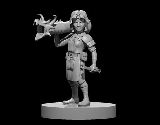 Female Gnome Artificer - Blacksheep Industries Laser & Design