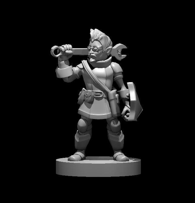 Gnome Male Battle Smith Artificer - Blacksheep Industries Laser & Design