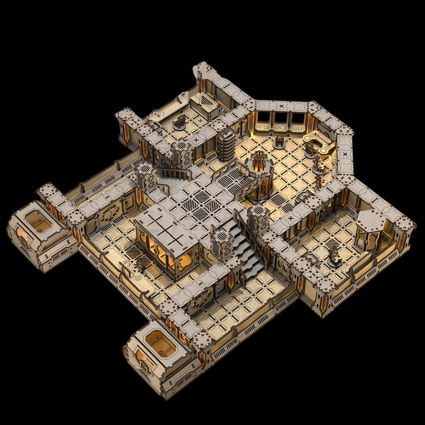 Modular Space Station – Complete Sci-Fi Table Terrain (4’×4’ Compatible)