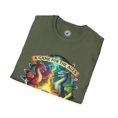 Houses & Humans Unisex Cotton Crew Tee - A Game for the Ages Fantasy RPG Parody