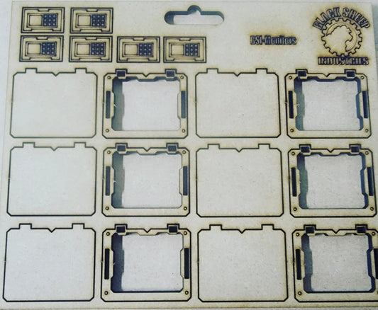 Individual Sci-Fi Monitors - Modular Kits for Customized Building Enhancements - Blacksheep Industries Laser & Design