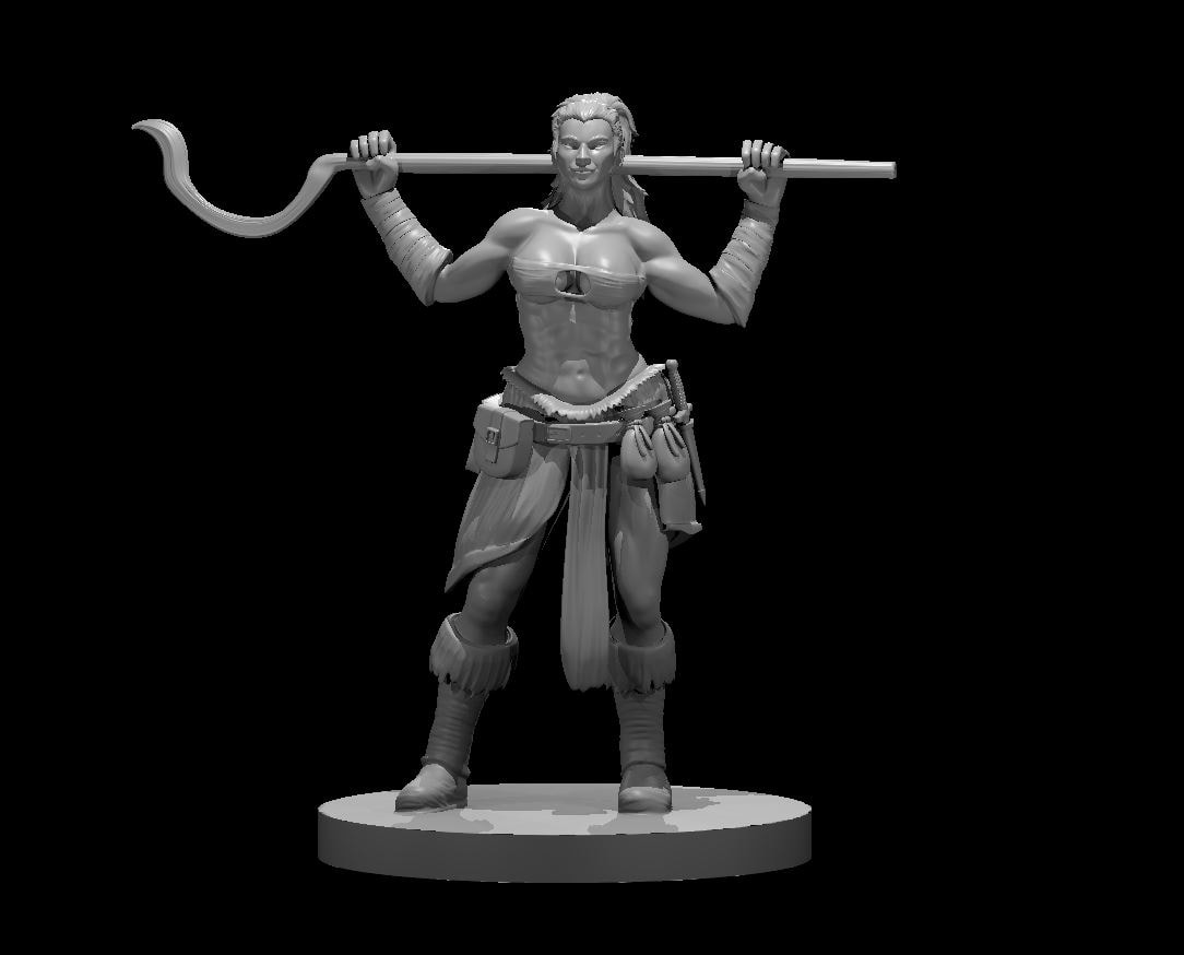 Human Female Buff Druid - Blacksheep Industries Laser & Design