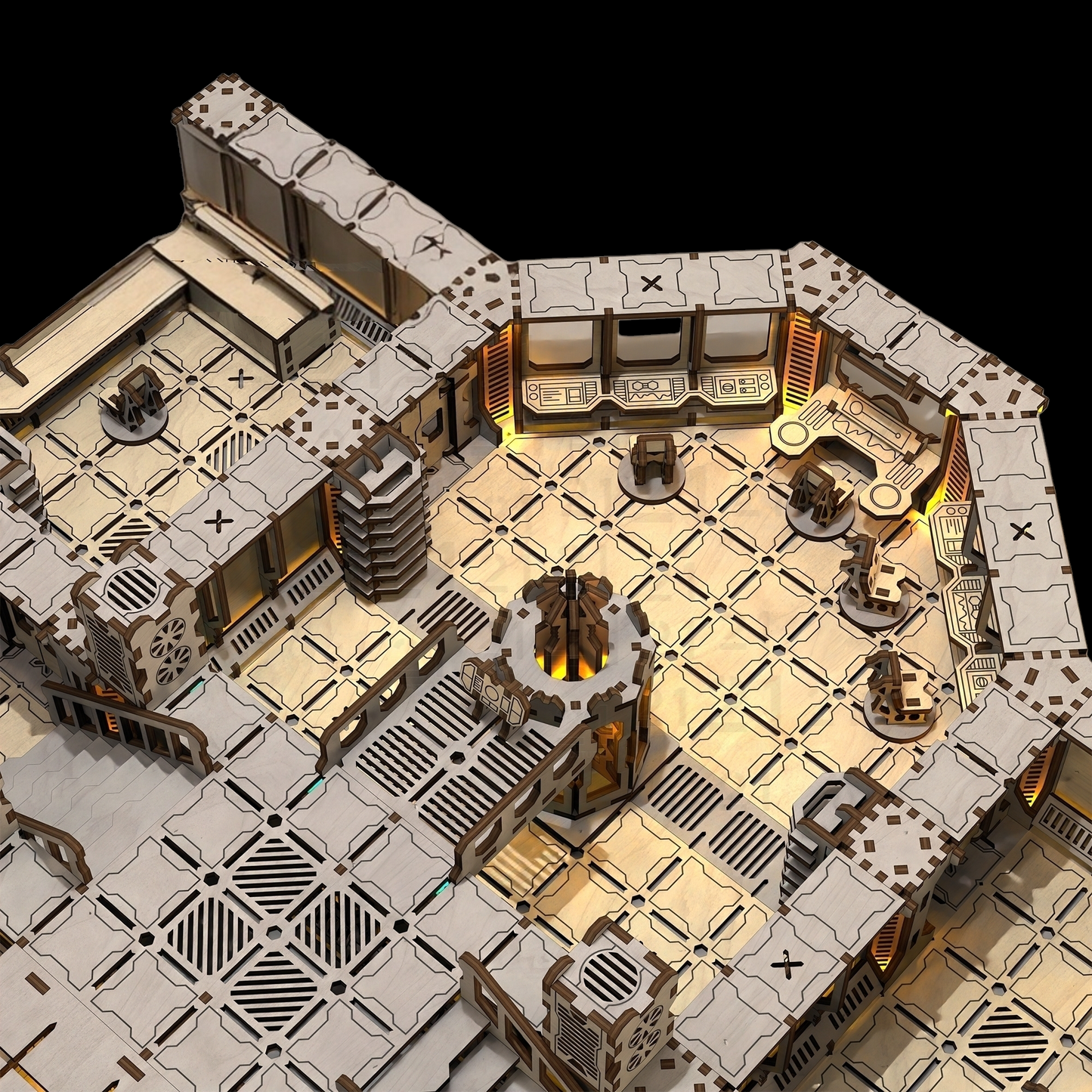 Modular Space Station – Complete Sci-Fi Table Terrain (4’×4’ Compatible)