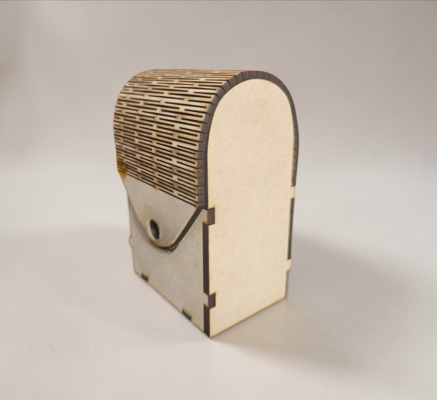 MDF Roll Top Deck Box | 60 Card Capacity | Magnetic Closure | Blacksheep Industries - Blacksheep Industries