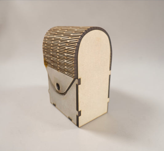 MDF Roll Top Deck Box | 60 Card Capacity | Magnetic Closure | Blacksheep Industries - Blacksheep Industries