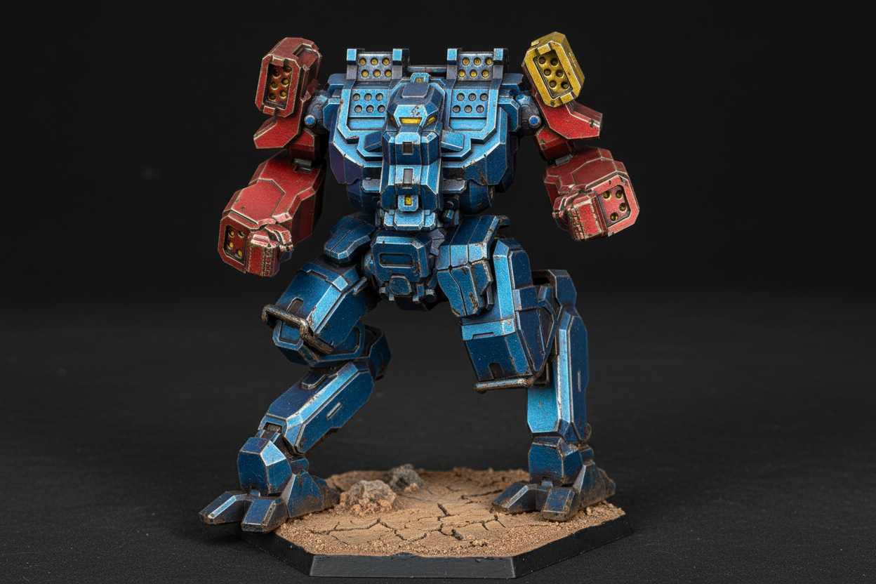 Arctic Wolf ARW-Prime BattleTech Resin Miniature | Clan Light OmniMech | Blacksheep Industries