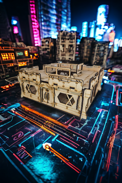 Cyberpunk Stacks Objective Building - Blacksheep Industries Laser & Design