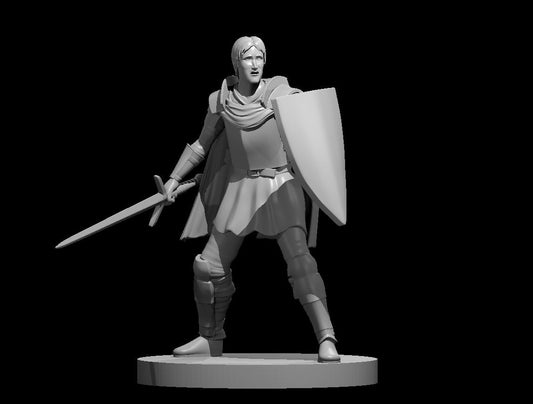 Human Male War Cleric - Blacksheep Industries Laser & Design