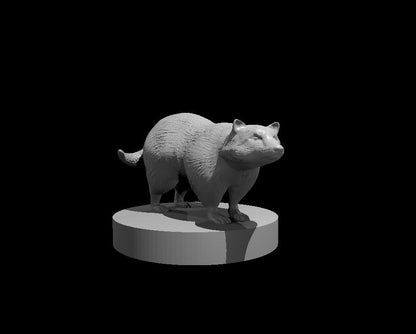 Badger RPG Miniature | D&D Pathfinder Familiar Forest Creature | Blacksheep Industries - Blacksheep Industries