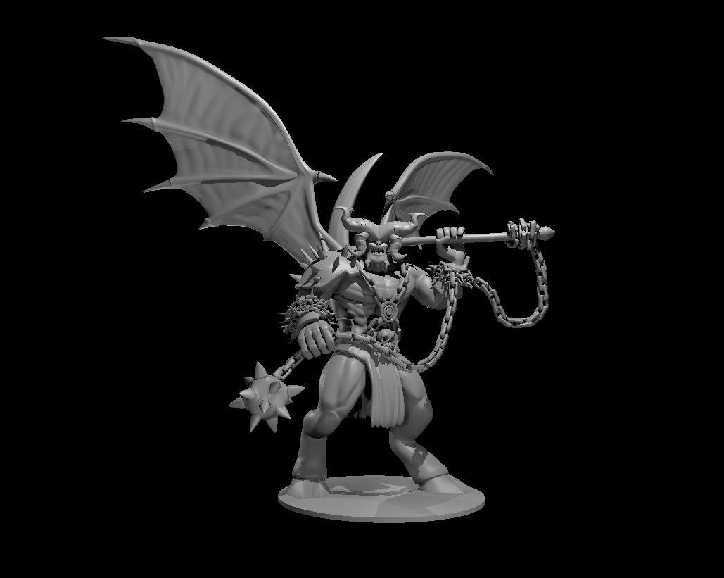 Demon Balor Miniature for Dungeons & Dragons, Pathfinder, and Tabletop RPGs