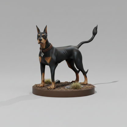 Blink Dog RPG Miniature | D&D Pathfinder Fey Creature | Blacksheep Industries
