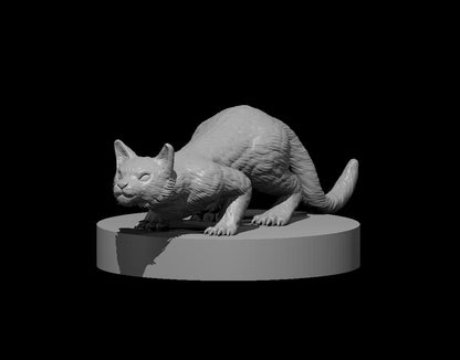 Cat RPG Miniature | D&D Pathfinder Familiar Companion | Blacksheep Industries - Blacksheep Industries